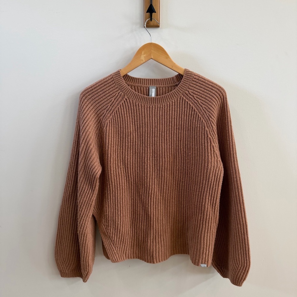 Cozy Crewneck Sweater in Rust